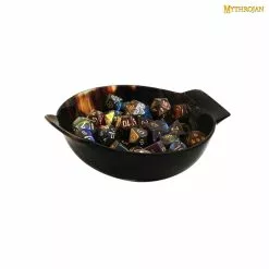 Mythrojan Cuenco De Cuerno Pequeño Para Servir Hecho A Mano Con Asa Acabado Pulido -Armadura Ventas 4 300940 1