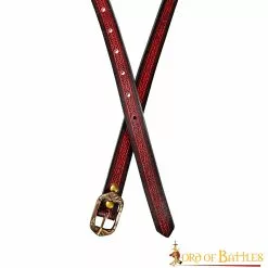 Cinturón Medieval De Cuero Con Diseño Ornamentado En Relieve -Armadura Ventas 4 31 1