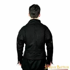 Doblete Negro Del Siglo XV Lienzo De Algodón -Armadura Ventas 4 312