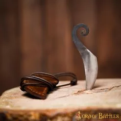 Cuchillo Forjado A Mano Viking Feasting Con Funda De Cuero Auténtico 13 Cuchillo Forjado A Mano Viking Feasting Con Funda De Cuero Auténtico -Armadura Ventas 4 6 1