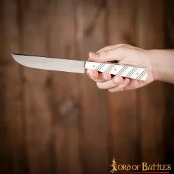 Cuchillo Medieval De Acero Inoxidable Con Mango De Hueso Auténtico -Armadura Ventas 4 80