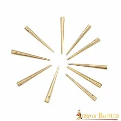 Juego De 10 Aiguetas Medievales De Latón Macizo Puro 11 Juego De 10 Aiguetas Medievales De Latón Macizo Puro -Armadura Ventas 4 94