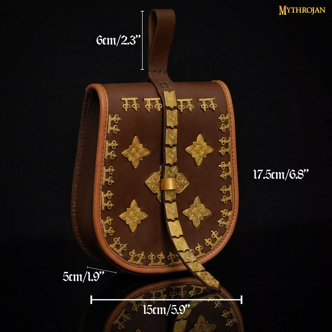 Mythrojan BIRKA VIKING BOLSA DE CUERO TARSOLY Basado En El Original Histórico De Rösta & Birka Ideal Para Vikingos Reenactments, LARP Y Movie Prop 6 Mythrojan BIRKA VIKING BOLSA DE CUERO TARSOLY Basado En El Original Histórico De Rösta & Birka Ideal Para Vikingos Reenactments, LARP Y Movie Prop - Imagen 4