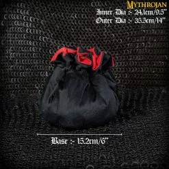 Bolsa Para Dados Y Accesorios Mythrojan "Dungeon Master" Con Cordón Ideal Para Dados De Varias Caras Siete Secciones -Armadura Ventas 4 DSC06064 1