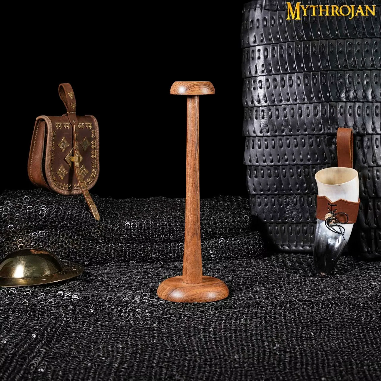 Mythrojan 14.5 Pulgadas SÓLIDO DE MADERA SOPORTE PARA SOMBREROS Expositor De Madera Resistente Para Medieval Renacimiento Cosplay Halloween Pin Up Retro Sombreros 6 Mythrojan 14.5 Pulgadas SÓLIDO DE MADERA SOPORTE PARA SOMBREROS Expositor De Madera Resistente Para Medieval Renacimiento Cosplay Halloween Pin Up Retro Sombreros - Imagen 4