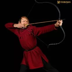 Mythrojan Cinturón Vikingo Medieval De Cuero Del Renacimiento Con Hebilla De Latón - Negro -Armadura Ventas 4 DSC09742