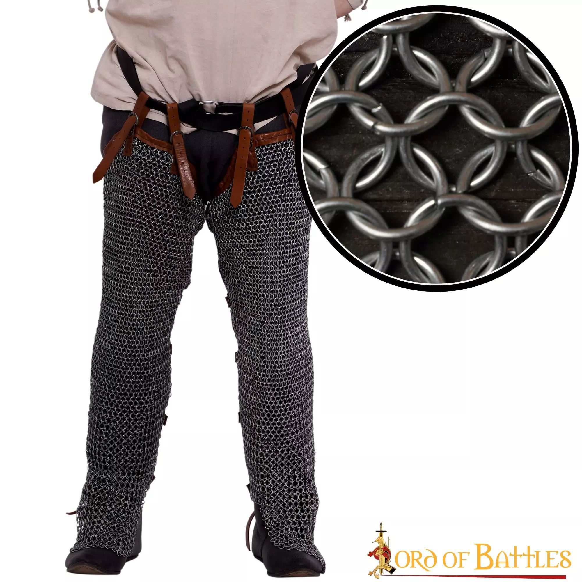 Mallas De Cota De Malla Chausses Mangueras Anillas De Acero Con Tope 3 Mallas De Cota De Malla Chausses Mangueras Anillas De Acero Con Tope