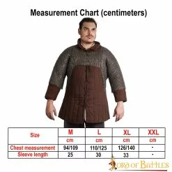 Media Cota De Malla Remaches De Anilla Redonda, DI 9mm, Acero Dulce -Armadura Ventas 4. SLEEVES HAUBERGEON