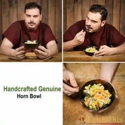 Viking Feast Cuenco De Cuerno Auténtico Accesorio Artesanal De Cuerno Auténtico -Armadura Ventas 4101 pattern 2 1
