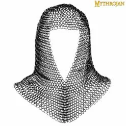 Mythrojan Camisa De Cota De Malla Con Cofia Medieval Caballero Armor Costume - Zinc Polish 12 Mythrojan Camisa De Cota De Malla Con Cofia Medieval Caballero Armor Costume - Zinc Polish -Armadura Ventas 42 1