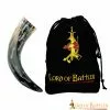 Cuerno Medieval Vikingo Para Beber Con Motas Carbonizadas Cuerno De Buey Auténtico Hecho A Mano -Armadura Ventas 4212 1