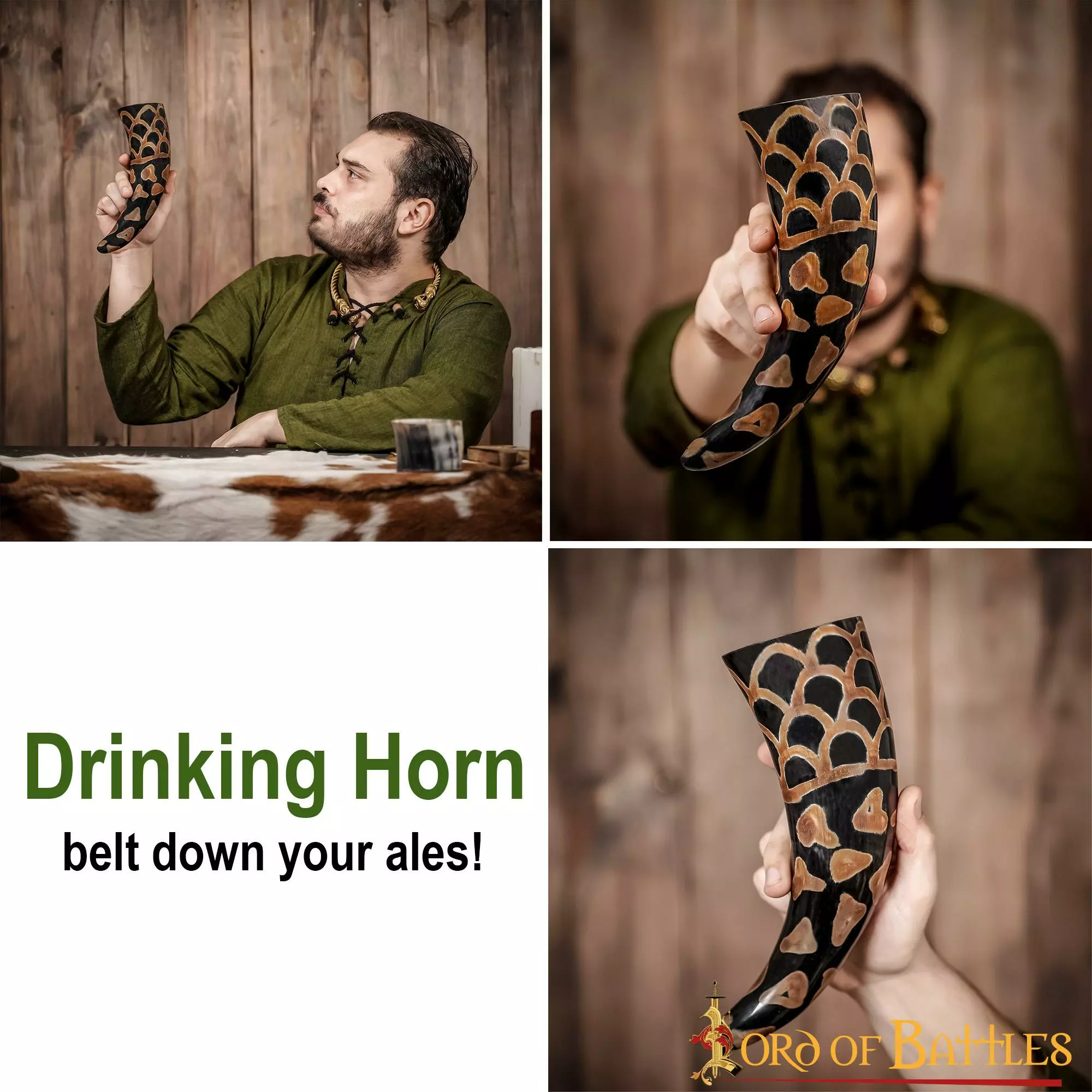 Cuerno Medieval Vikingo Para Beber Con Diseño Quemado Hecho A Mano Cuerno De Buey Auténtico 7 Cuerno Medieval Vikingo Para Beber Con Diseño Quemado Hecho A Mano Cuerno De Buey Auténtico - Imagen 5