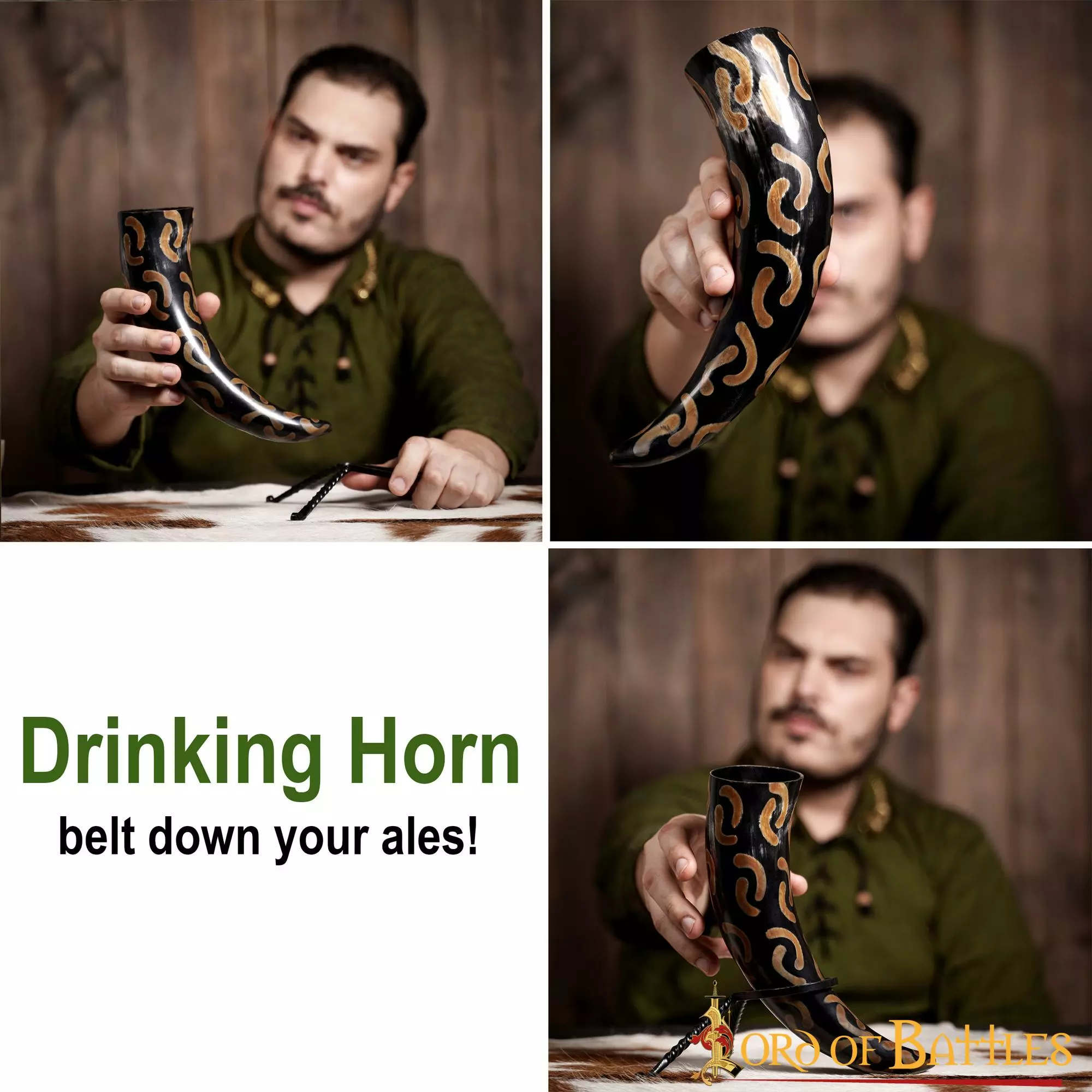 El Cuerno Para Beber Charred Crescents Hecho A Mano Con Auténtico Cuerno De Buey 7 El Cuerno Para Beber Charred Crescents Hecho A Mano Con Auténtico Cuerno De Buey - Imagen 5