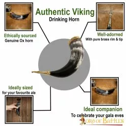 Cuerno Medieval Vikingo Para Beber Con Accesorios De Latón Cuerno De Buey Auténtico Hecho A Mano 11 Cuerno Medieval Vikingo Para Beber Con Accesorios De Latón Cuerno De Buey Auténtico Hecho A Mano -Armadura Ventas 4230 pattern 1