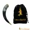 Cuerno De Buey Medieval Para Beber Con Accesorios De Latón Puro Cuerno De Buey Auténtico -Armadura Ventas 4232 1