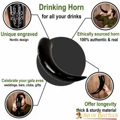 Beber Cuerno De Buey Con Diseño Nórdico Grabado Cuerno De Buey Auténtico Hecho A Mano 11 Beber Cuerno De Buey Con Diseño Nórdico Grabado Cuerno De Buey Auténtico Hecho A Mano -Armadura Ventas 4238 pattern 1 1 1