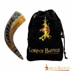 Cuerno De Buey Para Beber Vikingo Con Diseños Grabados Cuerno De Buey Auténtico Hecho A Mano