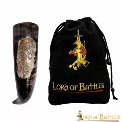 El Cuerno Para Beber Caballito De Mar Hecho A Mano Con Auténtico Cuerno De Buey