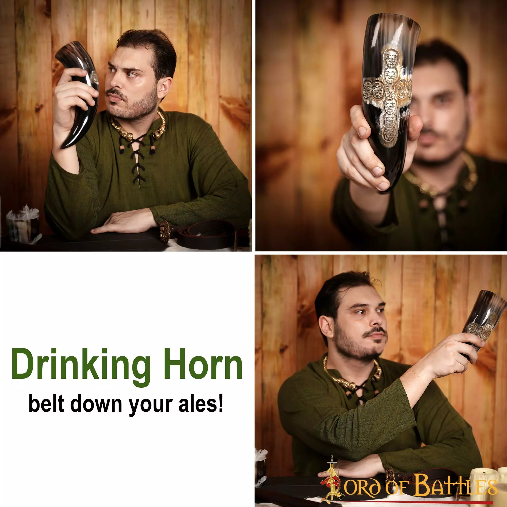 Calavera Grabada En Forma De Cruz Para Beber Hecha A Mano Con Auténtico Cuerno De Buey 7 Calavera Grabada En Forma De Cruz Para Beber Hecha A Mano Con Auténtico Cuerno De Buey - Imagen 5