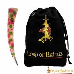 Cuerno Para Beber Con Diseños Brillantes Fabricado A Mano Con Auténtico Cuerno De Buey