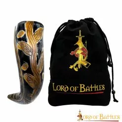 Cuerno Medieval Vikingo Para Beber Con Diseños Grabados Cuerno De Buey Auténtico Hecho A Mano