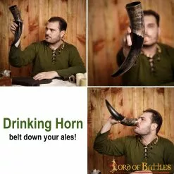 Cuerno Para Beber Vikingo Medieval Diseño Natural Hecho A Mano Cuerno De Buey Auténtico 12 Cuerno Para Beber Vikingo Medieval Diseño Natural Hecho A Mano Cuerno De Buey Auténtico -Armadura Ventas 4257 pattern 2