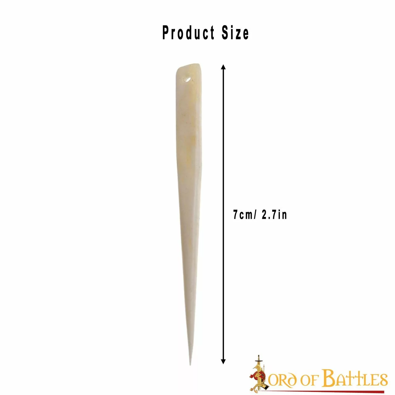 Juego De 5 Agujas De Hueso Vikingas Accesorio De Hueso Funcional Genuino 5 Juego De 5 Agujas De Hueso Vikingas Accesorio De Hueso Funcional Genuino - Imagen 3