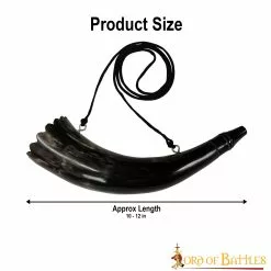 Gjallarhorn Vikingo Auténtico Con Cuerda Sintética Simple -Armadura Ventas 4414 3