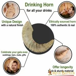 Cuerno Para Beber Vikingo Con Textura Natural Hecho A Mano Cuerno De Oveja Auténtico 11 Cuerno Para Beber Vikingo Con Textura Natural Hecho A Mano Cuerno De Oveja Auténtico -Armadura Ventas 4416 pattern 1 1
