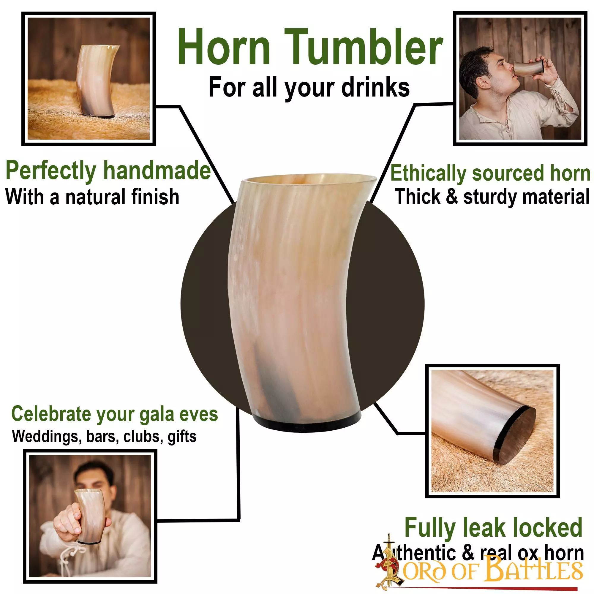 Taza De Cerveza Medieval Vikinga Hecha A Mano Con Auténtico Cuerno De Buey 6 Taza De Cerveza Medieval Vikinga Hecha A Mano Con Auténtico Cuerno De Buey - Imagen 4