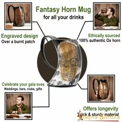 Taza De Cerveza Medieval Vikinga Hecha A Mano Con Auténtico Cuerno De Buey 11 Taza De Cerveza Medieval Vikinga Hecha A Mano Con Auténtico Cuerno De Buey -Armadura Ventas 4439 pattern1