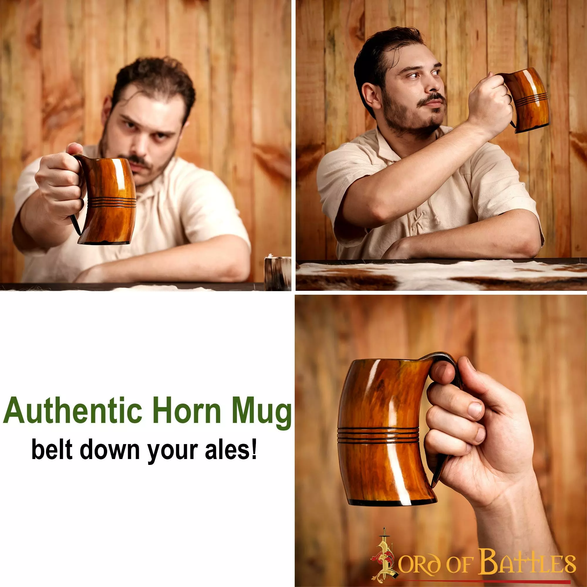 Taza De Cerveza Medieval Vikinga Hecha A Mano Con Auténtico Cuerno De Buey 7 Taza De Cerveza Medieval Vikinga Hecha A Mano Con Auténtico Cuerno De Buey - Imagen 5