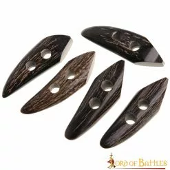 Juego De 5 Tobilleras Afiladas Y Resistentes Fabricadas A Mano Con Auténtico Cuerno De Buey -Armadura Ventas 4605 5pcs 1