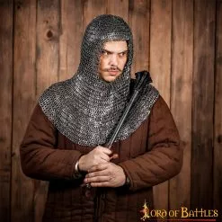 Anillo Plano De Cota De Malla, Remachado En Cuña, DI 9 Mm, Natural -Armadura Ventas 5 106