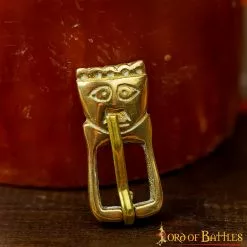 Hebilla Sajona Histórica De Latón Macizo Puro Accesorio Funcional Para Cinturón 13 Hebilla Sajona Histórica De Latón Macizo Puro Accesorio Funcional Para Cinturón -Armadura Ventas 5 162