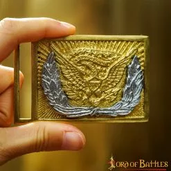 Hebilla De Cinturón De Latón Puro De Oficial De La Unión De La Guerra Civil Americana -Armadura Ventas 5 180