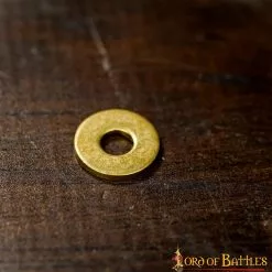 Juego De 50 Arandelas Sueltas De Latón Puro Para Armaduras Y Equipamiento De Cuero -Armadura Ventas 5 188