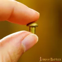 Juego De 25 Remaches De Cabeza De Seta Pequeños De Latón Puro -Armadura Ventas 5 207