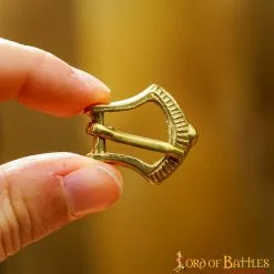 Hebilla De Cinturón Medieval Pequeña De Latón Puro Juego Funcional De 5 -Armadura Ventas 5 212