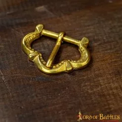 Hebilla De Cinturón Medieval Pequeña De Latón Puro Juego Funcional De 5 -Armadura Ventas 5 214