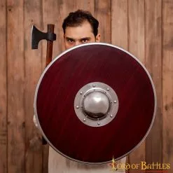 Escudo Redondo De Madera Vikingo Hecho A Mano Y Totalmente Funcional 13 Escudo Redondo De Madera Vikingo Hecho A Mano Y Totalmente Funcional -Armadura Ventas 5 257