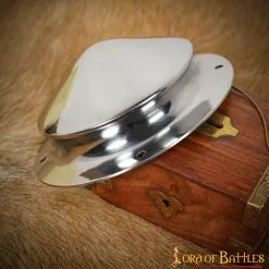 Escudo Cónico De Acero Hecho A Mano Umbo Funcional -Armadura Ventas 5 305