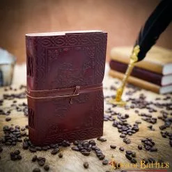 León Rampante Heráldico Diario Notas De Diario De Cuero Auténtico Hecho A Mano -Armadura Ventas 5 314 1