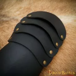 Guantes Medievales De Cuero Remachado De Latón Hechos A Mano De Cuero Genuino -Armadura Ventas 5 61