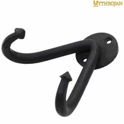 Soporte De Pared Para Espada Pesada Mythrojan En Acabado Negro Forjado : Soporte De Pared Para Espada Universal -Armadura Ventas 5 8 1 1