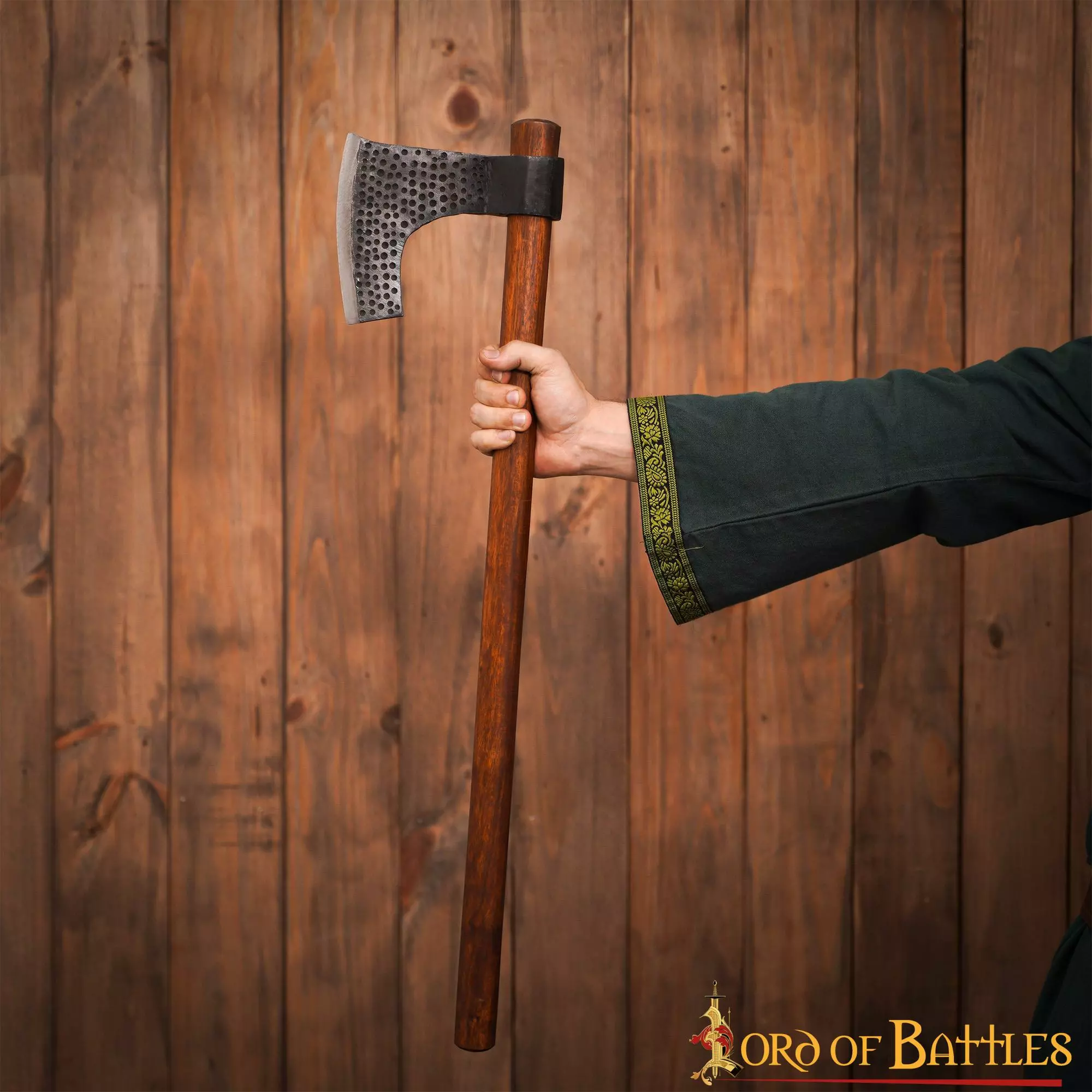 Hacha Vikinga Barbuda Con Cabeza De Acero Al Carbono Forjada A Mano 8 Hacha Vikinga Barbuda Con Cabeza De Acero Al Carbono Forjada A Mano - Imagen 6