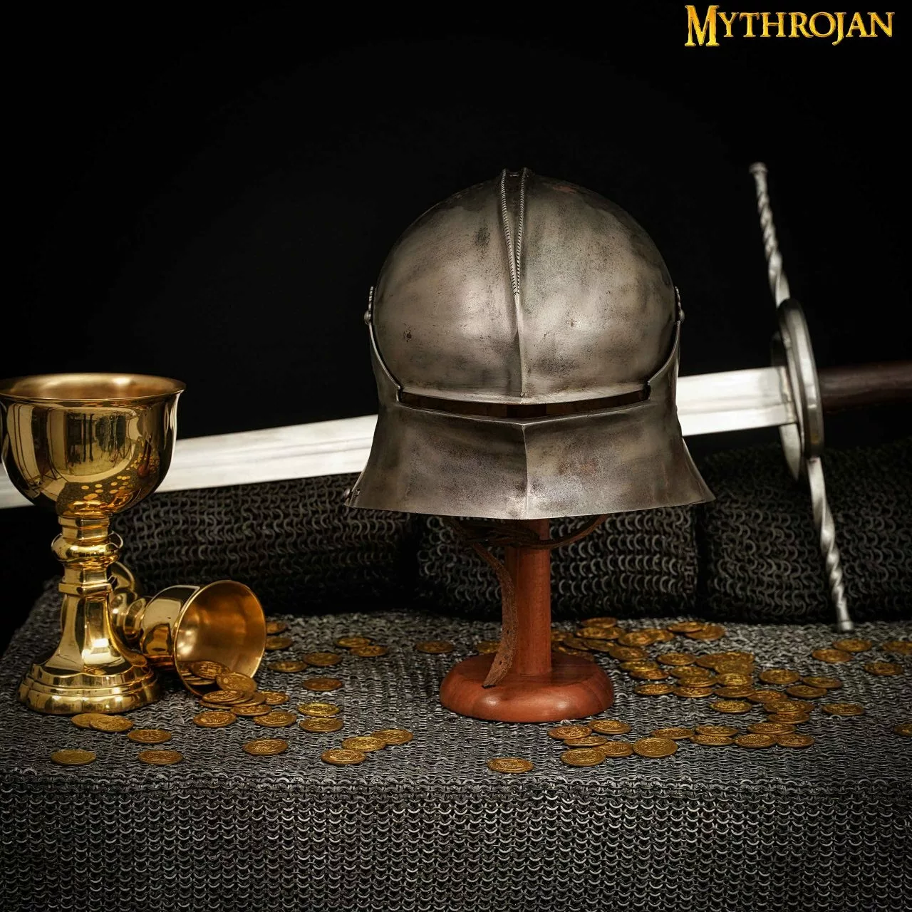 Mythrojan 14.5 Pulgadas SÓLIDO DE MADERA SOPORTE PARA SOMBREROS Expositor De Madera Resistente Para Medieval Renacimiento Cosplay Halloween Pin Up Retro Sombreros 4 Mythrojan 14.5 Pulgadas SÓLIDO DE MADERA SOPORTE PARA SOMBREROS Expositor De Madera Resistente Para Medieval Renacimiento Cosplay Halloween Pin Up Retro Sombreros - Imagen 2