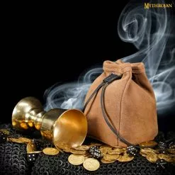 Riñonera Medieval Mythrojan, Ideal Para Representaciones LARP SCA Y Ferias Ren, Piel De Ante, 6.5"×4.5". 13 Riñonera Medieval Mythrojan, Ideal Para Representaciones LARP SCA Y Ferias Ren, Piel De Ante, 6.5"×4.5". -Armadura Ventas 5 DSC06948