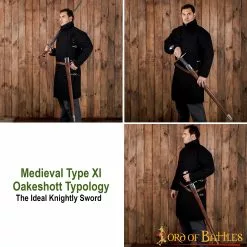Espada Medieval Tipo XI Tipología Oakeshott Funcional Con Vaina De Cuero -Armadura Ventas 5102 pattern 2
