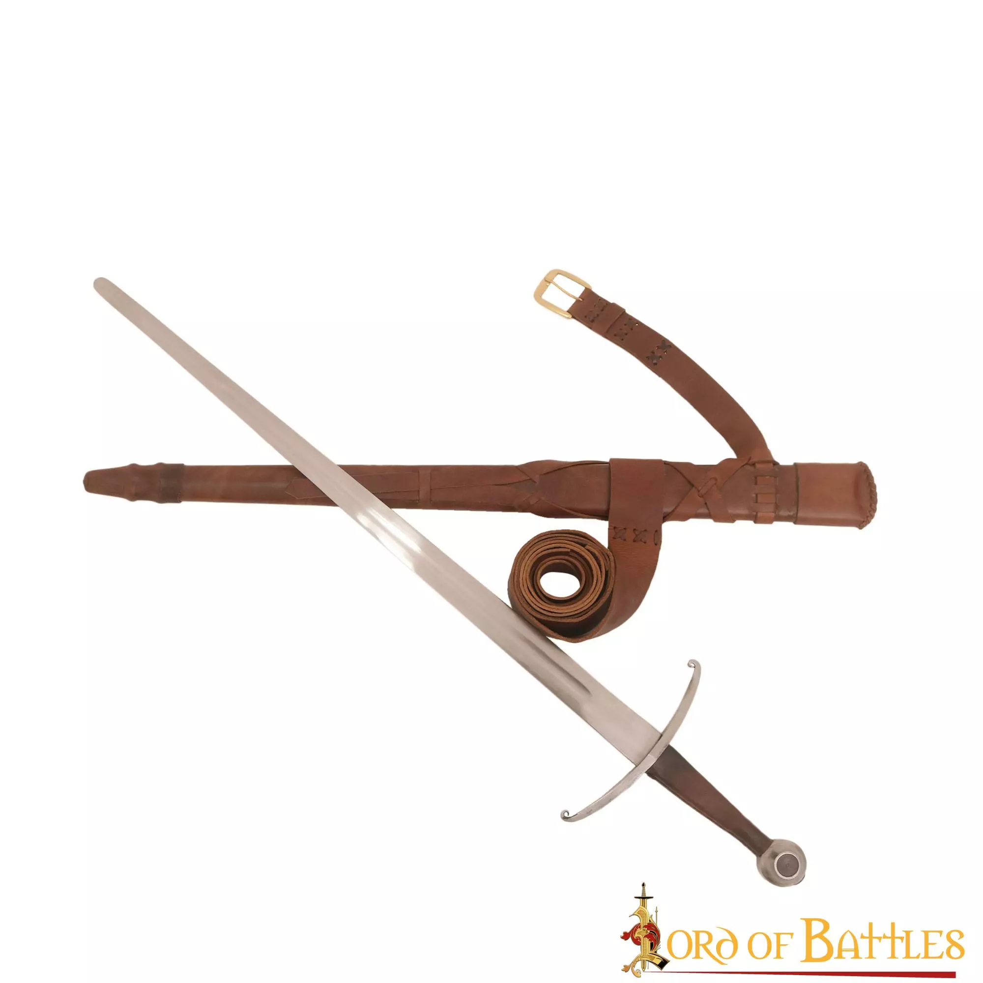 Espada Funcional Gótica Tipo XV Tipología Oakeshott Con Vaina De Cuero Genuino 4 Espada Funcional Gótica Tipo XV Tipología Oakeshott Con Vaina De Cuero Genuino - Imagen 2